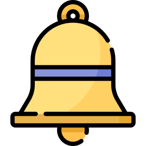 Logotipo de campana de iglesia